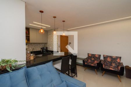 Sala de apartamento à venda com 2 quartos, 60m² em Riacho das Pedras, Contagem