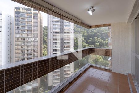 Varanda da Sala de apartamento para alugar com 3 quartos, 150m² em Centro, Guarujá