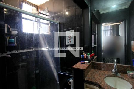 Banheiro da Suíte de apartamento à venda com 1 quarto, 40m² em Colégio Batista, Belo Horizonte