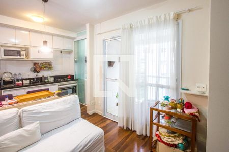 Sala de apartamento à venda com 1 quarto, 38m² em Santo Amaro, São Paulo