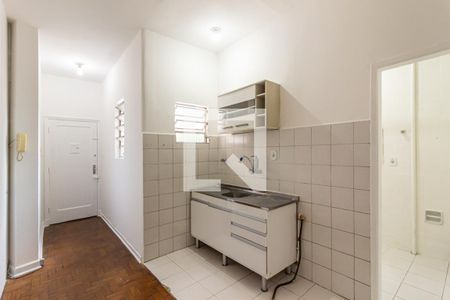 Cozinha de kitnet/studio para alugar com 1 quarto, 40m² em Santa Cecília, São Paulo