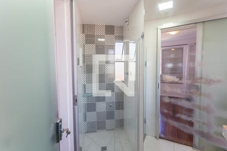 Banheiro da Suíte de apartamento à venda com 3 quartos, 120m² em Floresta, Belo Horizonte