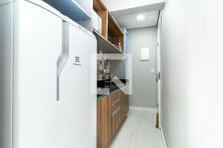 Cozinha - Armários de kitnet/studio para alugar com 1 quarto, 19m² em Vista Alegre, Curitiba