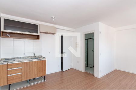 Estúdio/Cozinha de kitnet/studio para alugar com 1 quarto, 28m² em Água Branca, São Paulo