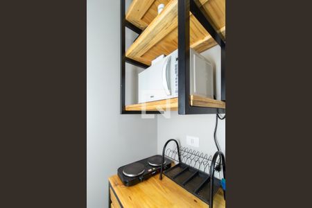 Detalhe da cozinha de kitnet/studio para alugar com 1 quarto, 20m² em Vista Alegre, Curitiba