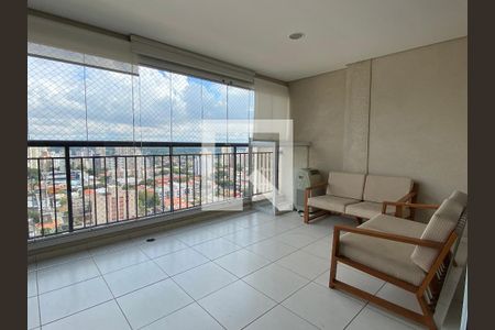 Varanda da Sala de apartamento para alugar com 3 quartos, 120m² em Campo Belo, São Paulo
