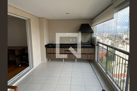 Varanda da Sala de apartamento para alugar com 3 quartos, 120m² em Campo Belo, São Paulo
