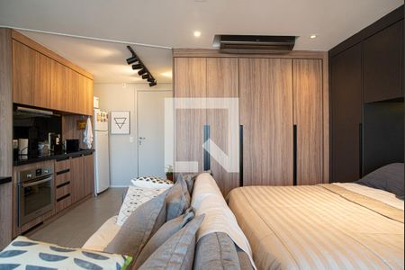 Sala/Quarto de kitnet/studio para alugar com 1 quarto, 35m² em Bela Vista, São Paulo