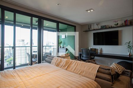 Sala/Quarto de kitnet/studio para alugar com 1 quarto, 35m² em Bela Vista, São Paulo