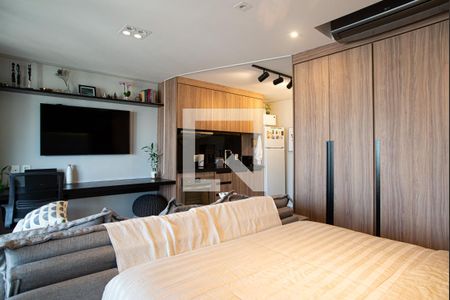 Sala/Quarto de kitnet/studio para alugar com 1 quarto, 35m² em Bela Vista, São Paulo