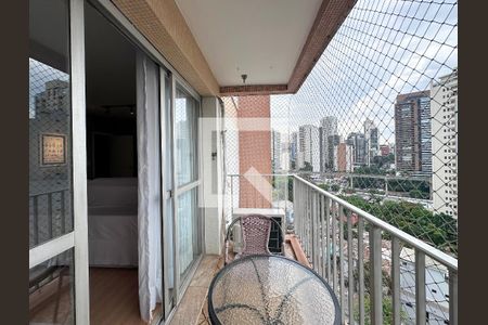Sacada de apartamento à venda com 3 quartos, 113m² em Brooklin, São Paulo