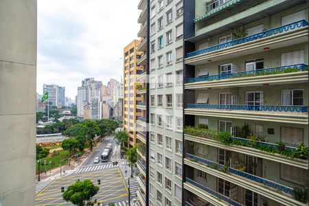 Vista da Sala de apartamento para alugar com 2 quartos, 115m² em Bela Vista, São Paulo
