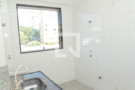 sala - cozinha americana de apartamento para alugar com 1 quarto, 63m² em Liberdade, Belo Horizonte