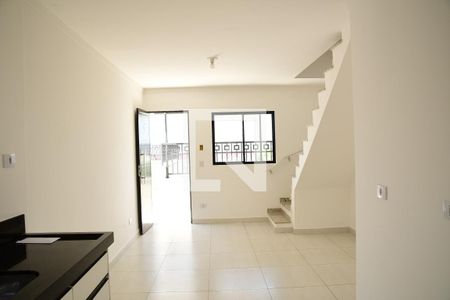 Sala/Cozinha de casa de condomínio para alugar com 3 quartos, 84m² em Jardim Nova Coimbra, Cotia
