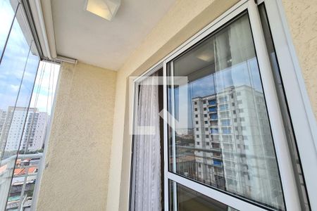 Varanda da Sala de apartamento para alugar com 2 quartos, 50m² em Vila Antonieta, São Paulo