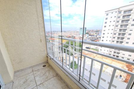 Varanda da Sala de apartamento para alugar com 2 quartos, 50m² em Vila Antonieta, São Paulo