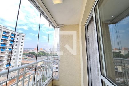Varanda da Sala de apartamento para alugar com 2 quartos, 50m² em Vila Antonieta, São Paulo