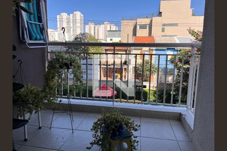 Varanda da Sala de apartamento à venda com 2 quartos, 56m² em Bom Retiro, São Paulo