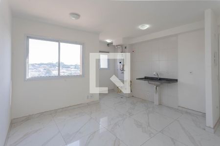 Sala  de apartamento à venda com 2 quartos, 45m² em Campanário, Diadema