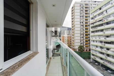 Varanda da Sala de apartamento à venda com 2 quartos, 67m² em Botafogo, Rio de Janeiro