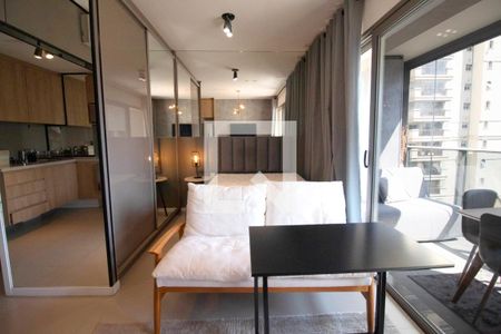 Sala/Suíte de kitnet/studio para alugar com 1 quarto, 36m² em Pinheiros, São Paulo