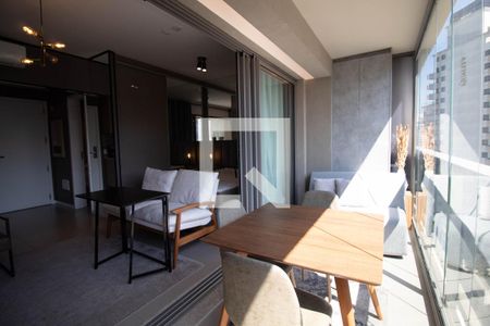 Studio para alugar com 36m², 1 quarto e 1 vagaVaranda