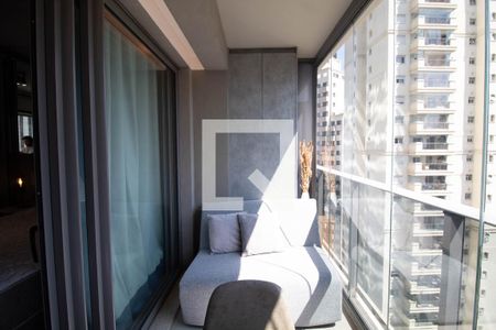 Studio para alugar com 36m², 1 quarto e 1 vagaVaranda