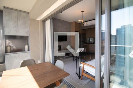 Studio para alugar com 36m², 1 quarto e 1 vagaVaranda