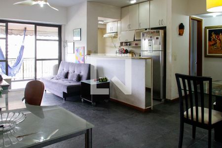 Sala/Cozinha de apartamento para alugar com 2 quartos, 94m² em Barra da Tijuca, Rio de Janeiro