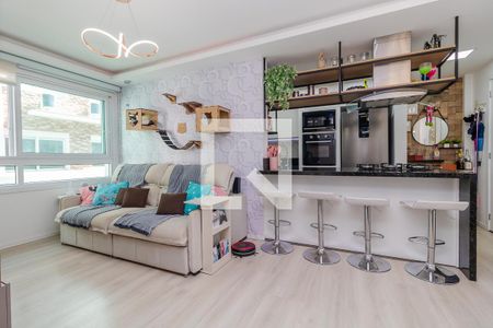 Sala de apartamento à venda com 3 quartos, 79m² em Santa Tereza, Porto Alegre