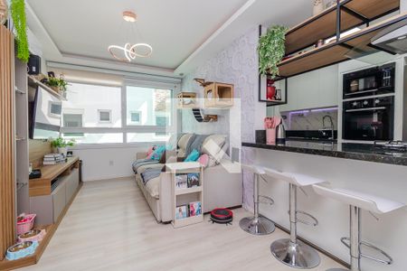 Sala de apartamento à venda com 3 quartos, 79m² em Santa Tereza, Porto Alegre