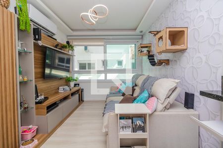 Sala de apartamento à venda com 3 quartos, 79m² em Santa Tereza, Porto Alegre