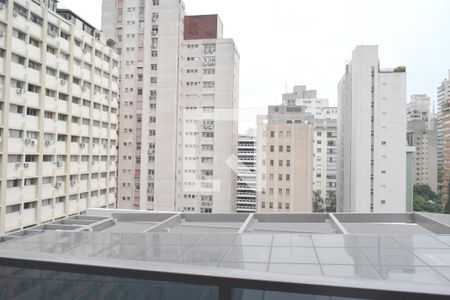 Vista da Varanda de kitnet/studio para alugar com 1 quarto, 22m² em Jardim Paulista, São Paulo