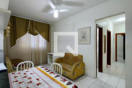 Sala  de apartamento para alugar com 2 quartos, 60m² em Canto do Forte, Praia Grande