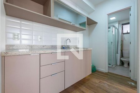 Sala/Cozinha de kitnet/studio para alugar com 1 quarto, 29m² em Jardim Paulista, São Paulo