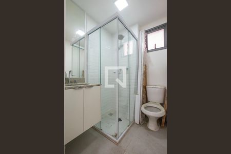 Banheiro de kitnet/studio para alugar com 1 quarto, 29m² em Jardim Paulista, São Paulo