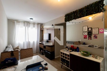 Sala e Cozinha Integrada  de apartamento à venda com 2 quartos, 41m² em Jardim Belém, São Paulo