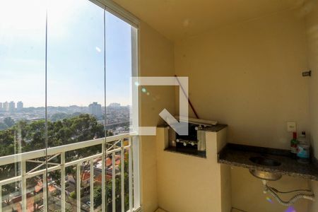 Sala/Cozinha de apartamento para alugar com 3 quartos, 77m² em Vila Paulo Silas, São Paulo
