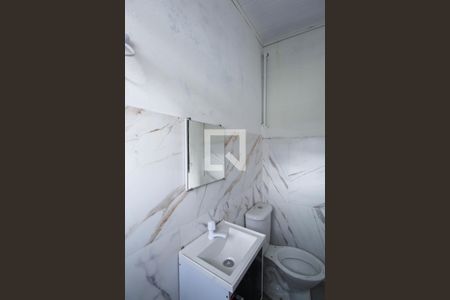 Banheiro de kitnet/studio para alugar com 1 quarto, 34m² em Mooca, São Paulo
