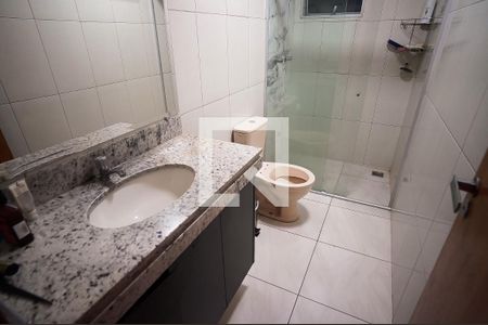 Banheiro Social de apartamento à venda com 3 quartos, 120m² em Castelo, Belo Horizonte