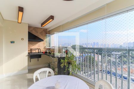 Varanda Gourmet de apartamento à venda com 2 quartos, 76m² em Santo Amaro, São Paulo