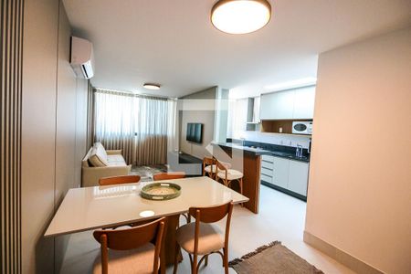 Sala / Cozinha Americana de apartamento para alugar com 2 quartos, 82m² em Setor Noroeste, Brasília