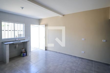 Sala e Cozinha de casa para alugar com 1 quarto, 60m² em Vila Moraes, São Paulo