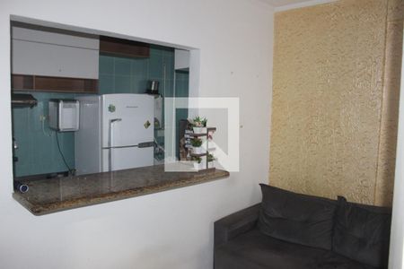 Sala de apartamento para alugar com 1 quarto, 48m² em Itararé, Santos