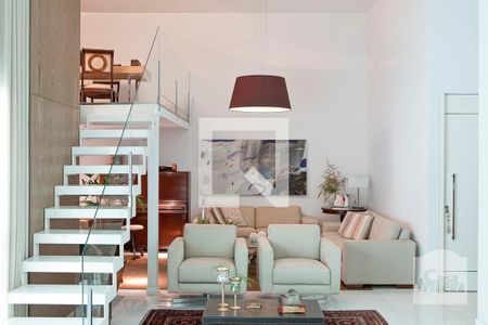 Sala de apartamento à venda com 4 quartos, 216m² em Belvedere, Belo Horizonte