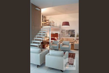 Sala de apartamento à venda com 4 quartos, 216m² em Belvedere, Belo Horizonte