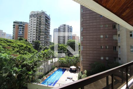 Vista da Varanda de apartamento à venda com 4 quartos, 210m² em Vila Nova Conceição, São Paulo