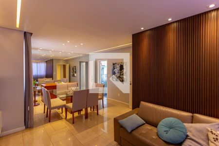 Sala de apartamento para alugar com 3 quartos, 100m² em Alto Barroca, Belo Horizonte