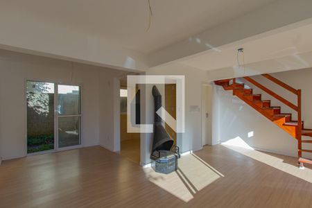 Detalhe da sala de casa de condomínio à venda com 3 quartos, 138m² em Estância Velha, Canoas