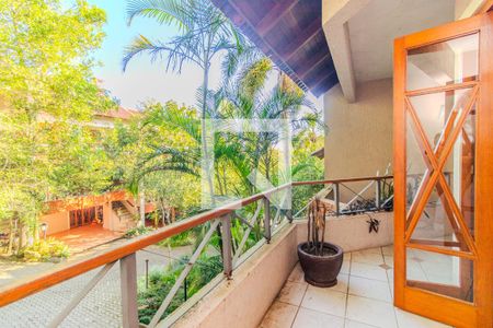 Varanda da Sala de casa de condomínio à venda com 3 quartos, 249m² em Jardim Isabel, Porto Alegre